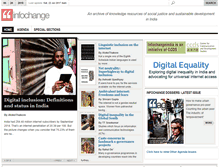 Tablet Screenshot of infochangeindia.org